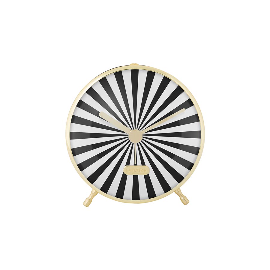 Candy Swirl Alarm Clock - Black