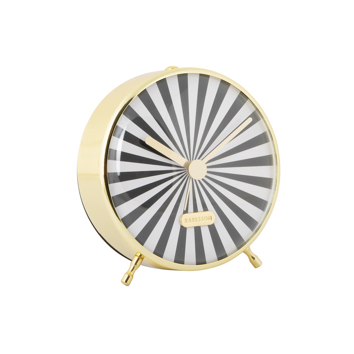 Candy Swirl Alarm Clock - Black