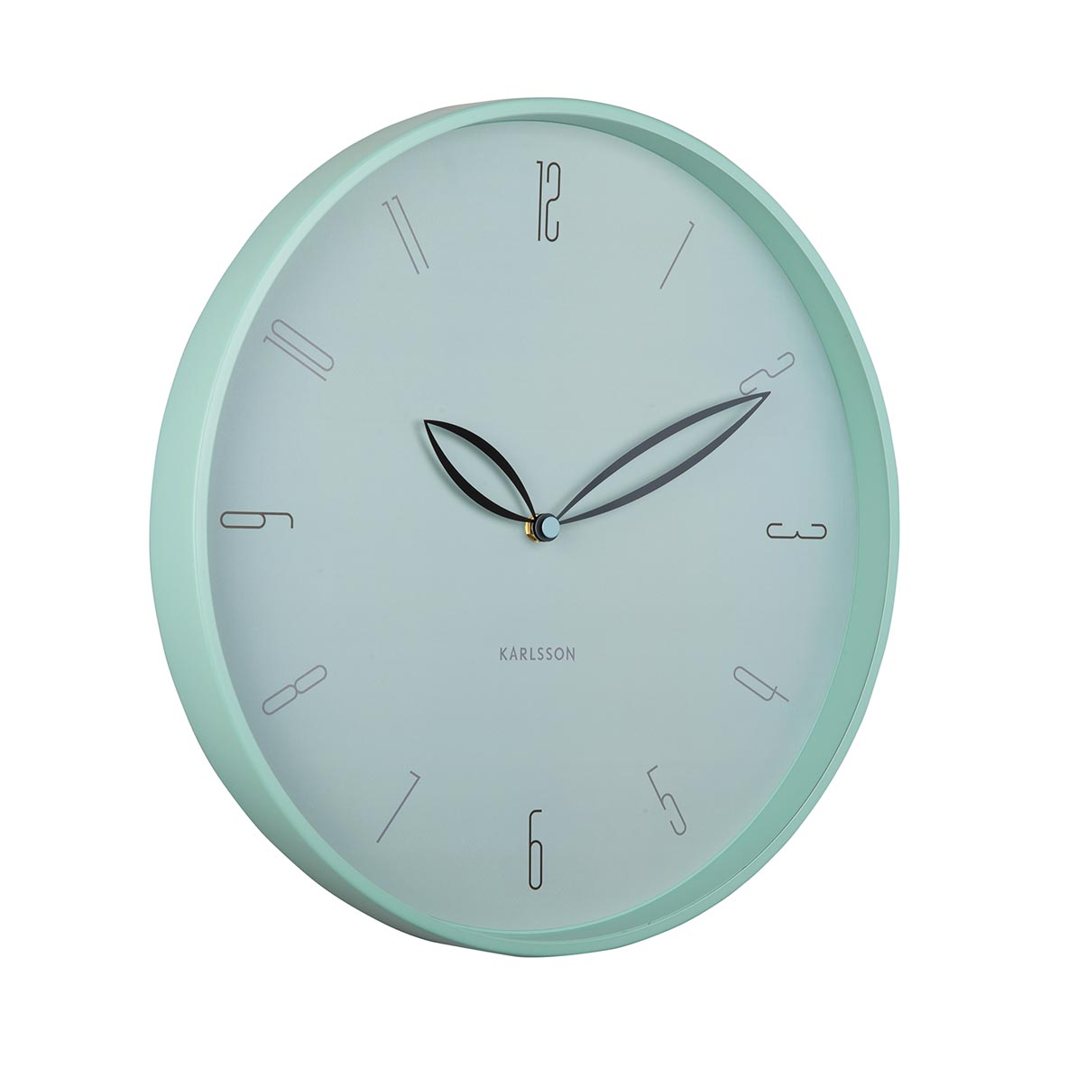Petals Wall Clock - Misty Blue