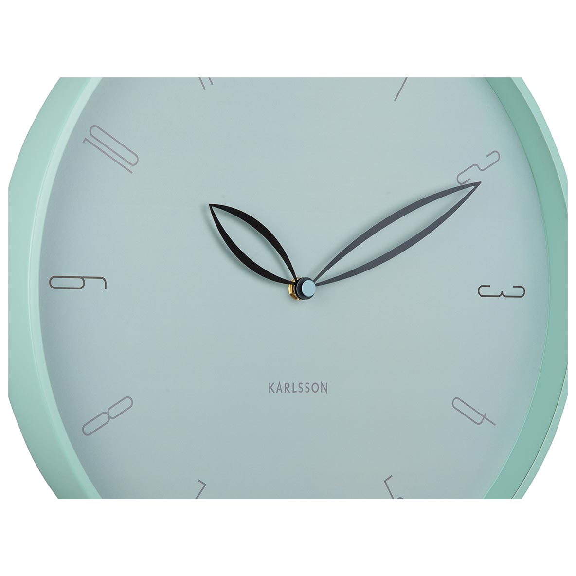 Petals Wall Clock - Misty Blue