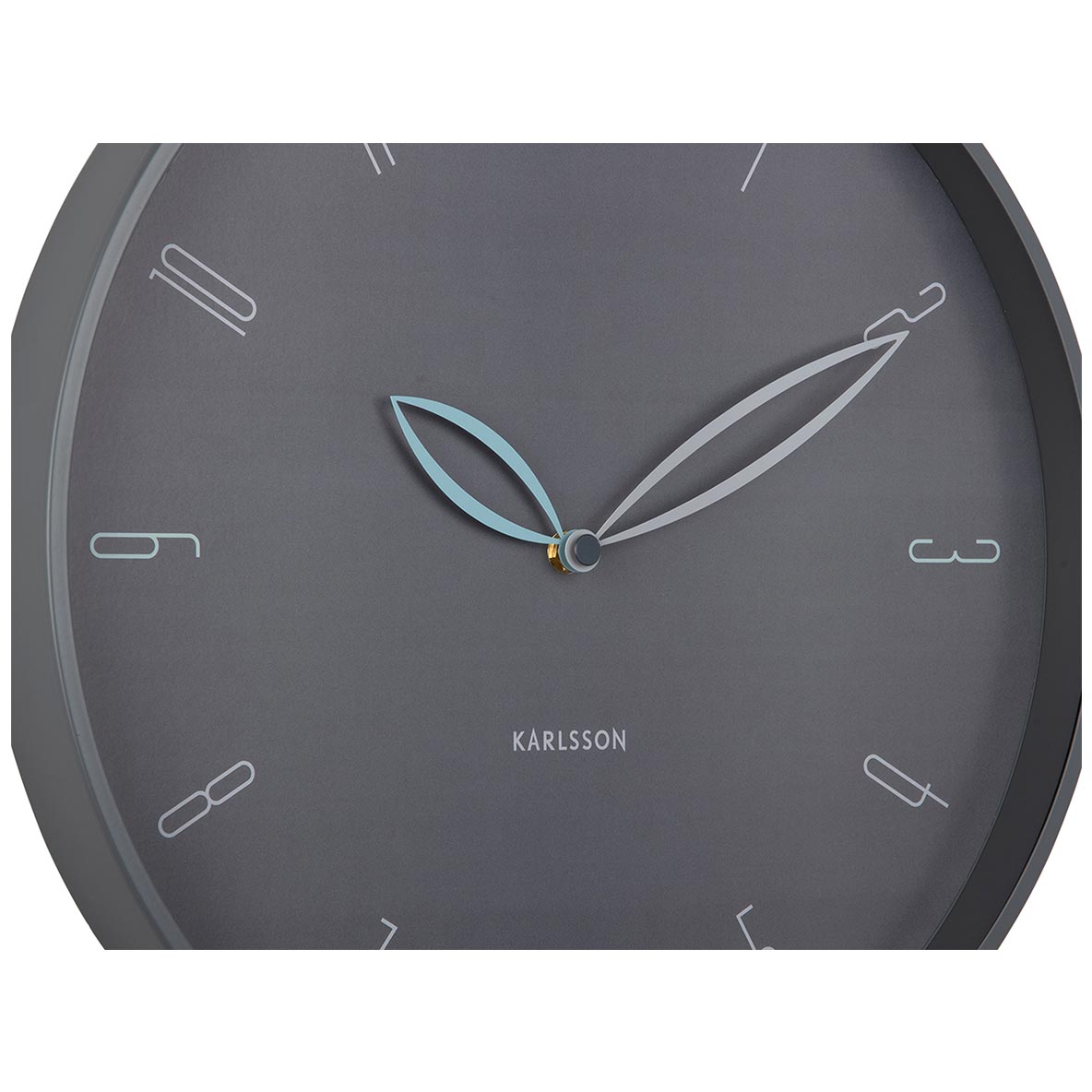 Petals Wall Clock - Dark Grey