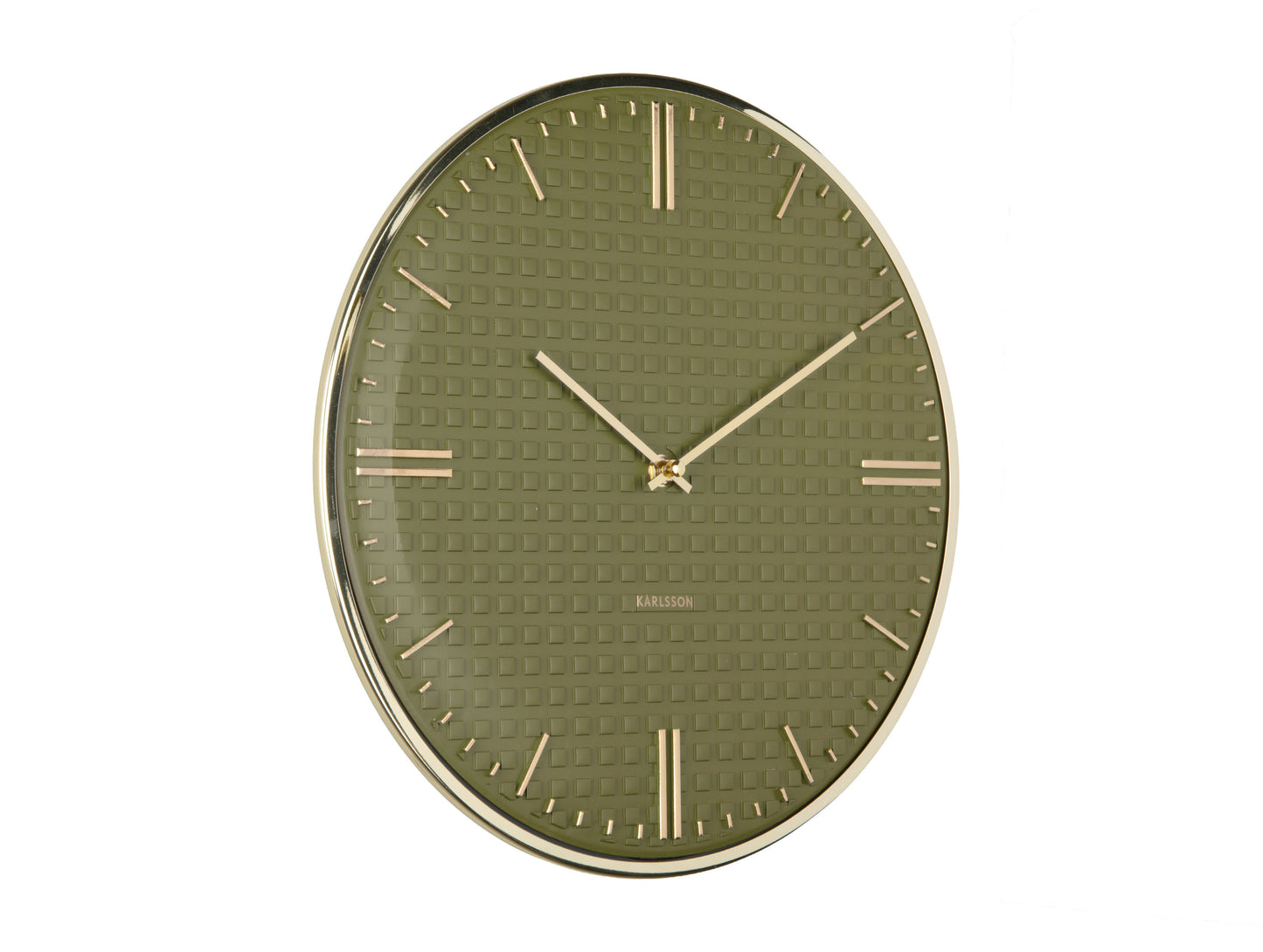 Riqueza Wall Clock - Luxury Green
