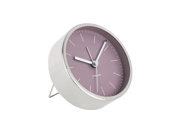 Minimal Alarm Clock - Purple