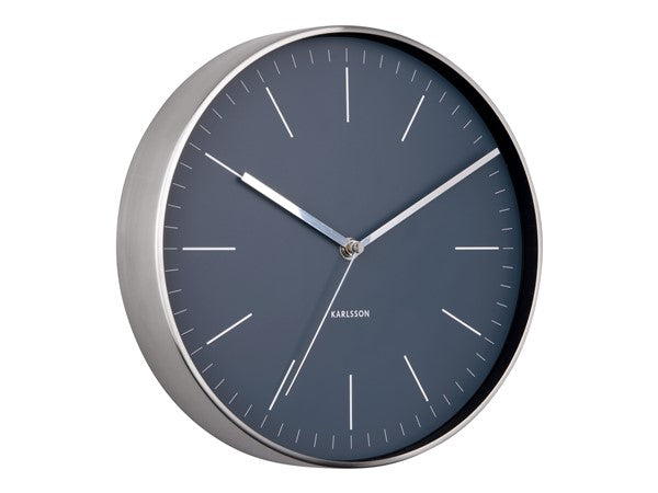 Minimal Clock - Night Blue