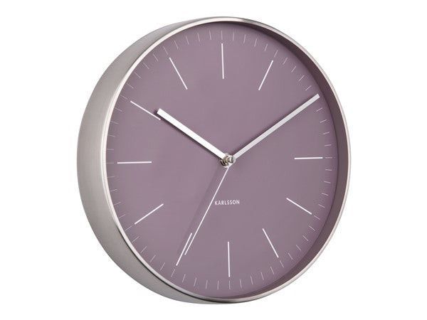 Minimal Clock - Purple