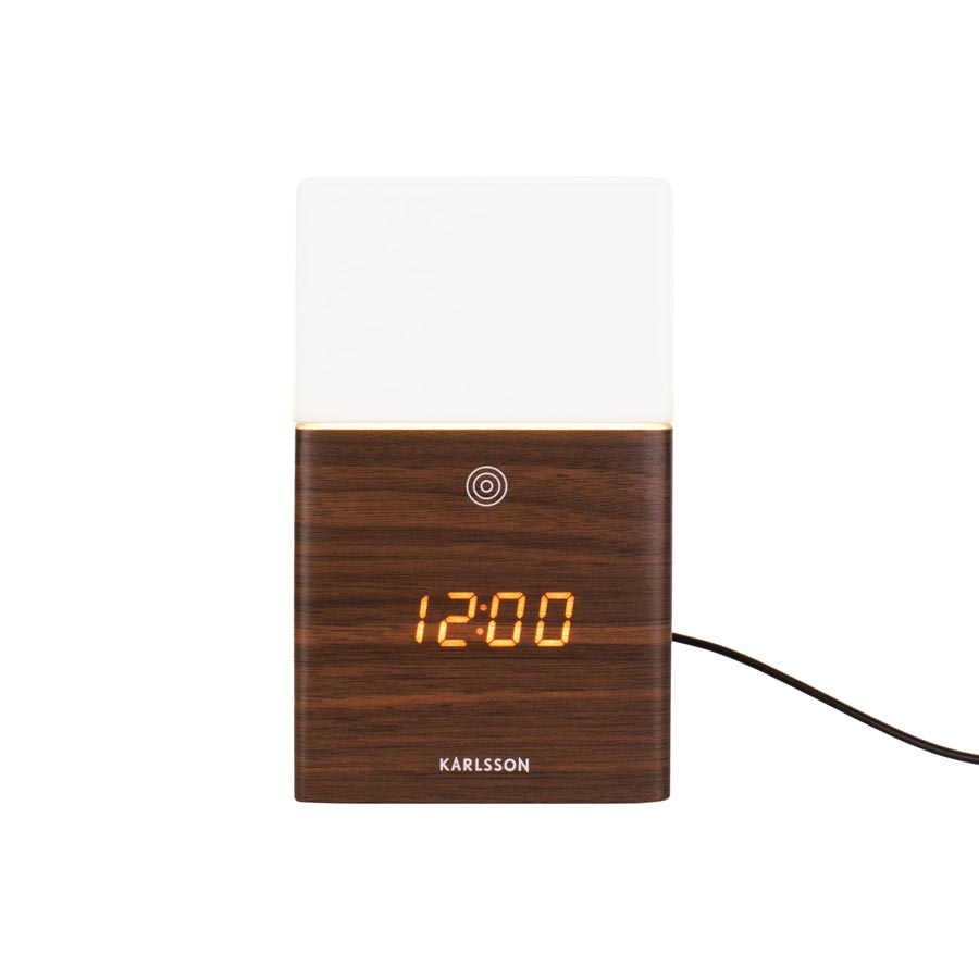 Frosted LED & Light - Dark Wood