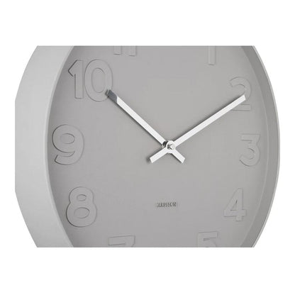 Mr Grey Numbers Clock - Medium