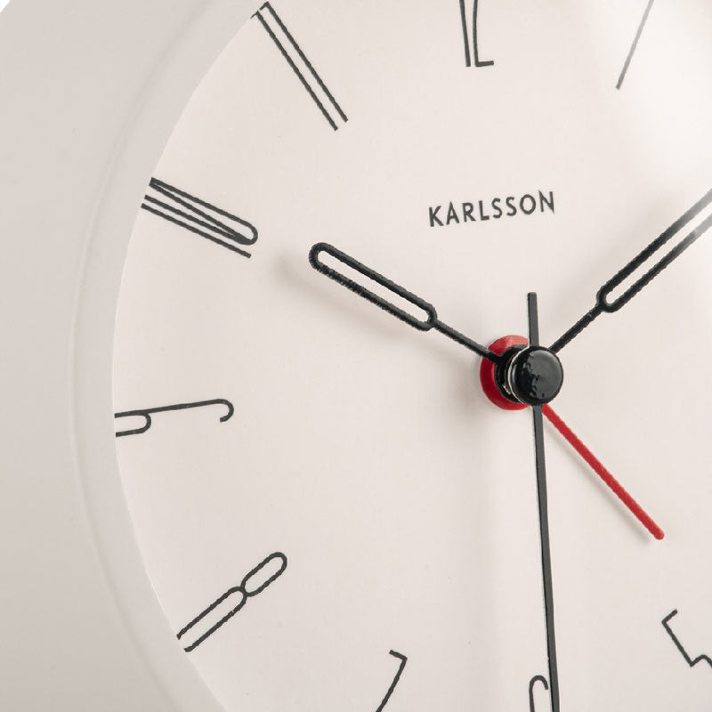 Belle Alarm Clock - White
