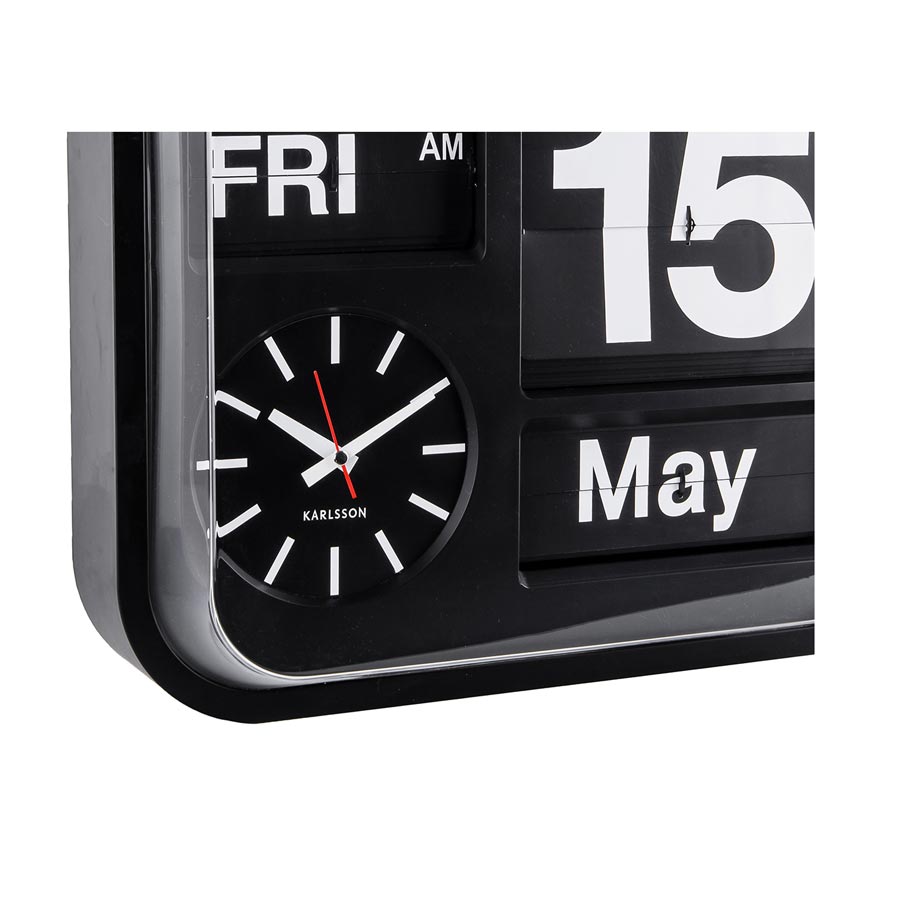 Big Flip Clock - Black