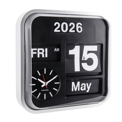 Big Flip Clock - Silver