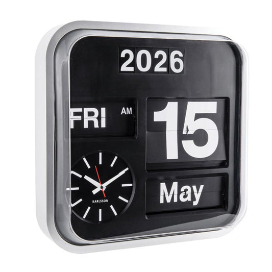 Big Flip Clock - Silver