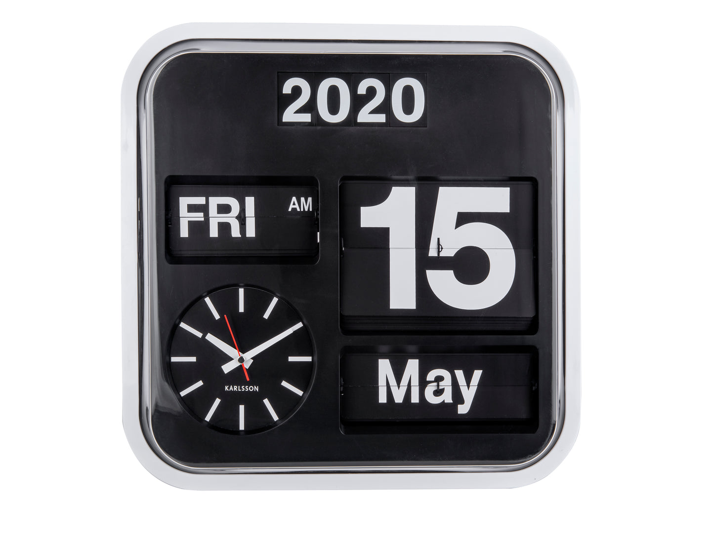 Big Flip Clock - White