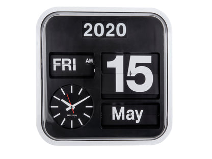 Big Flip Clock - White