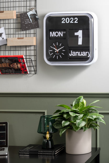 Big Flip Clock - White