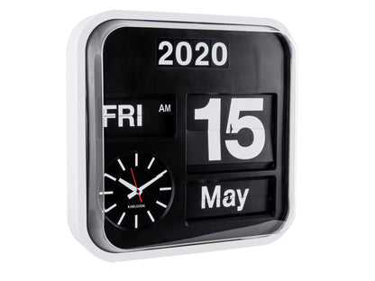 Big Flip Clock - White