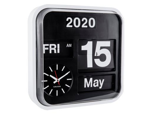 Big Flip Clock - White