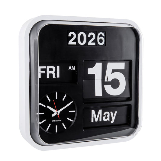 Big Flip Clock - White