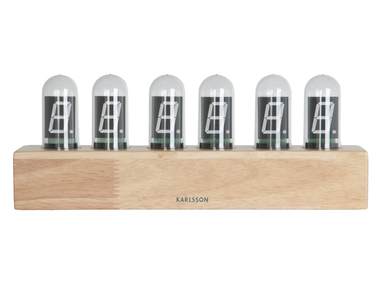 Cathode Clock - Wood