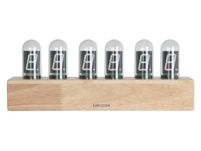 Cathode Clock - Wood