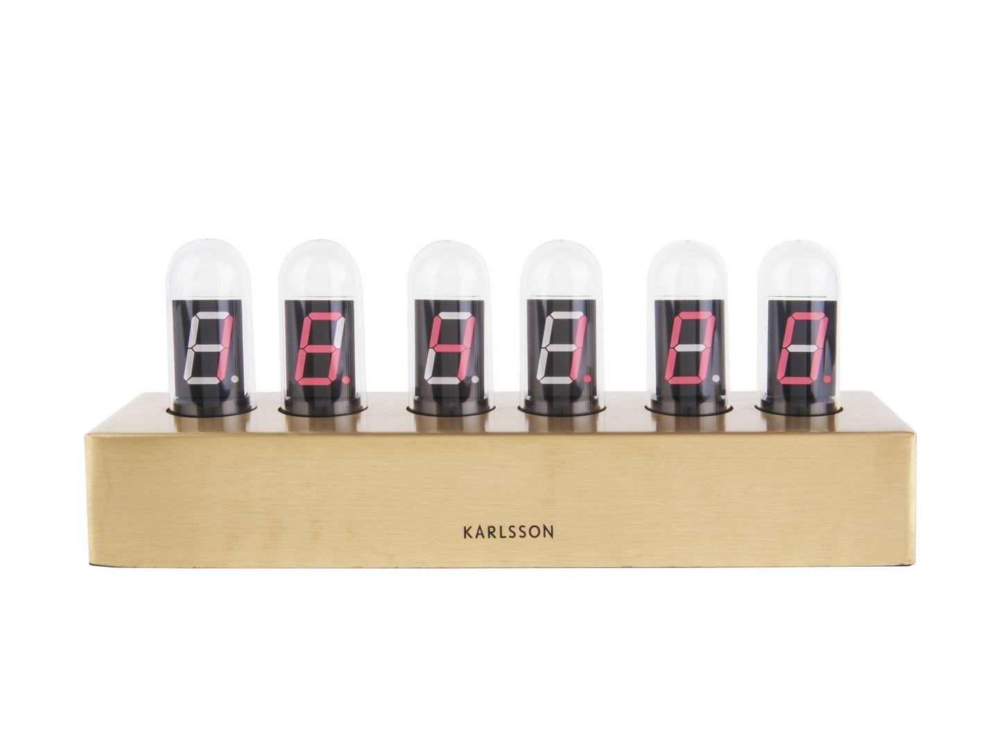Cathode Clock - Gold