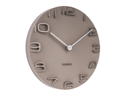 On The Edge Clock - Warm Grey [PRE-ORDER END OCT]