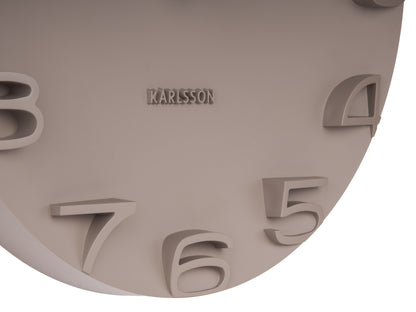 On The Edge Clock - Warm Grey [PRE-ORDER END OCT]