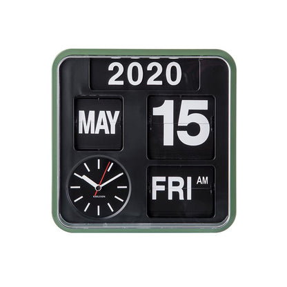 Mini Flip Clock - Jungle Green