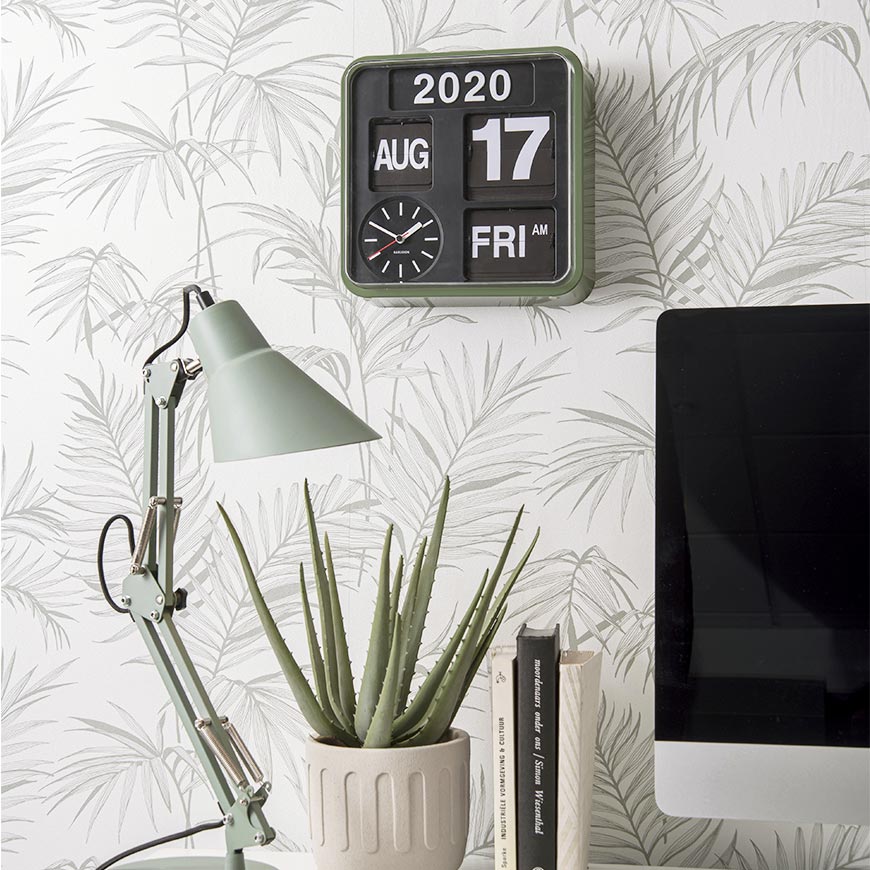Mini Flip Clock - Jungle Green
