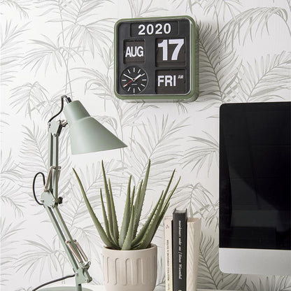 Mini Flip Clock - Jungle Green