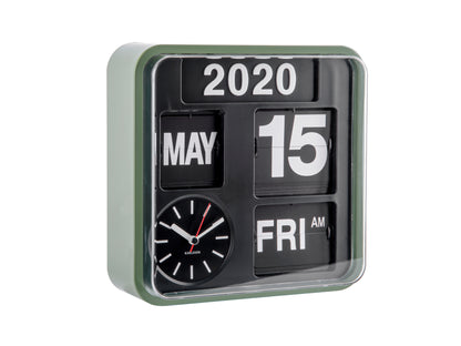 Mini Flip Clock - Jungle Green
