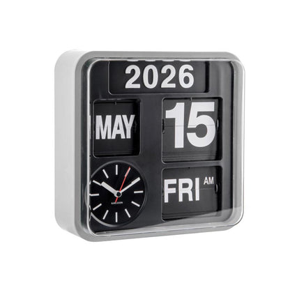 Mini Flip Clock - Silver