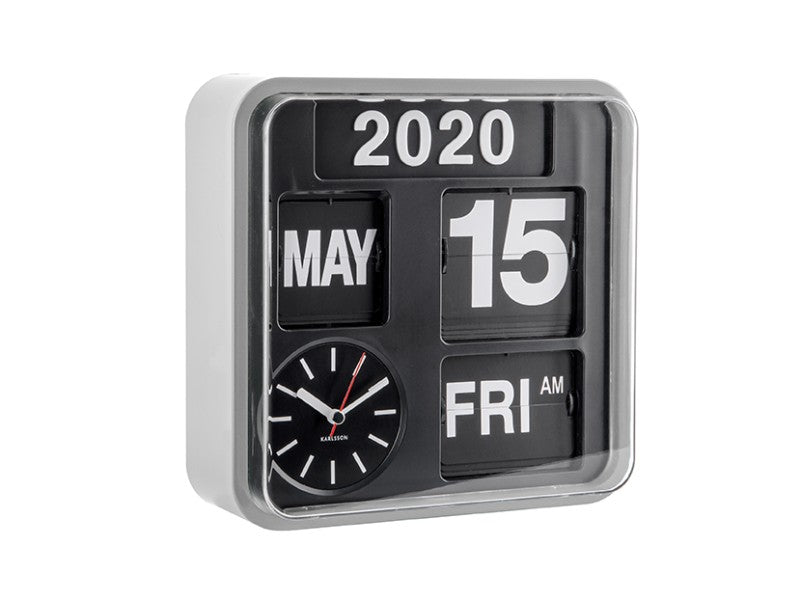 Mini Flip Clock - Silver [PRE-ORDER END OCT]