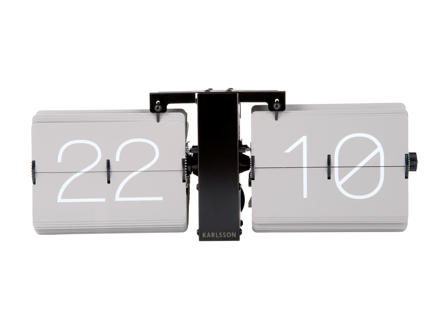 Flip No Case Clock - Grey