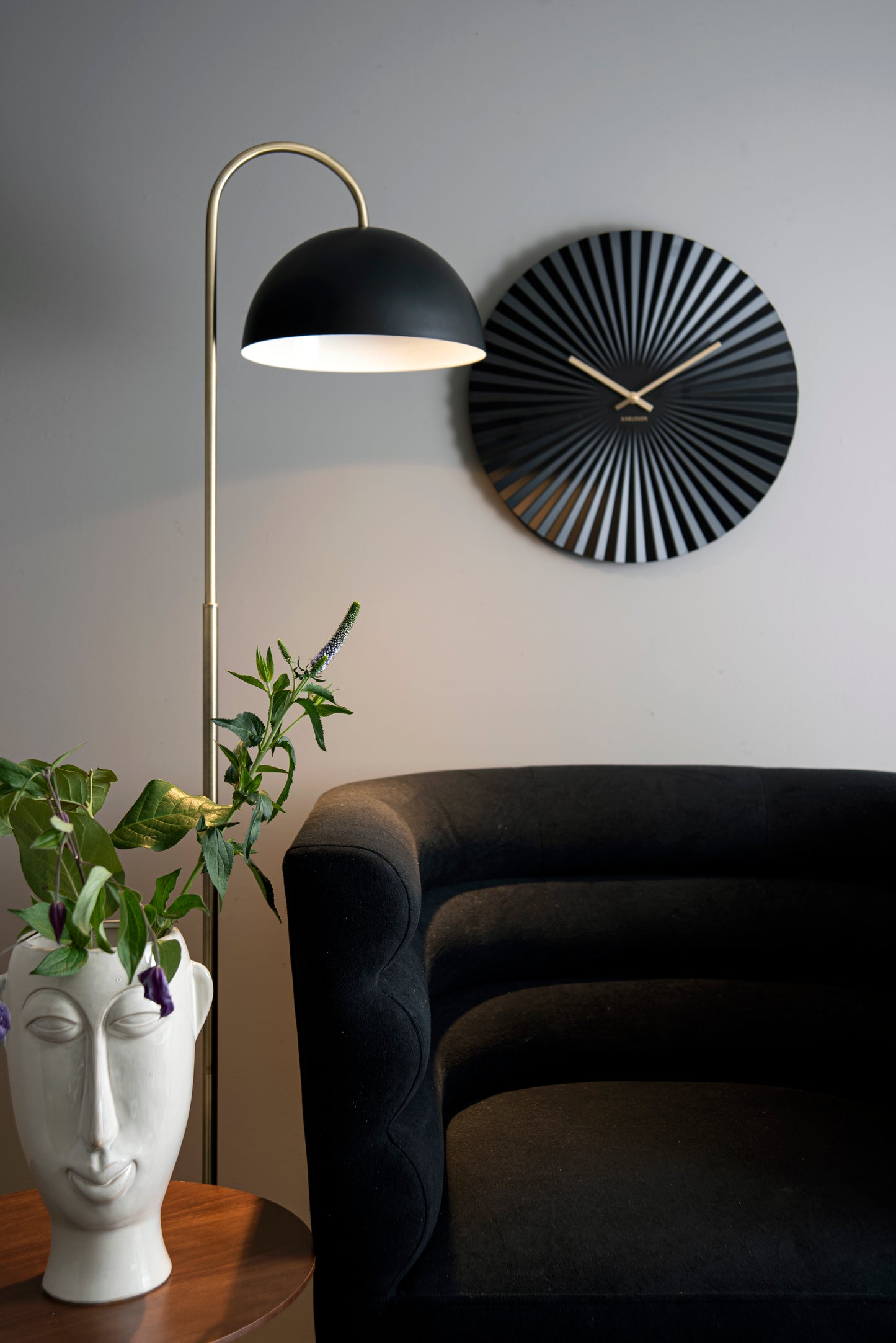 Sensu Wall Clock - Black