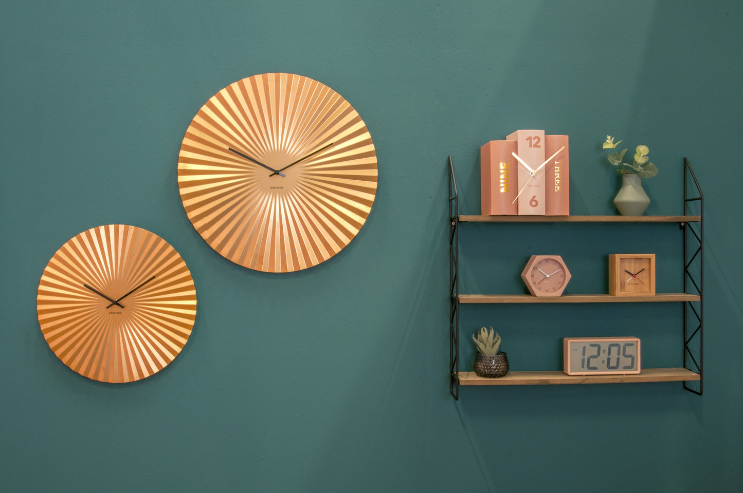 Sensu Wall Clock - Gold