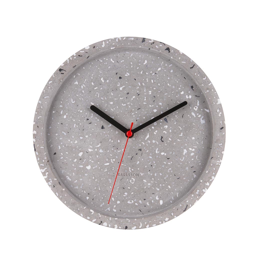 Tom Clock - Terrazzo Grey