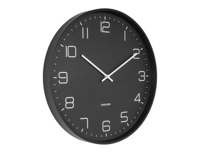 Lofty Wall Clock - Matte Black