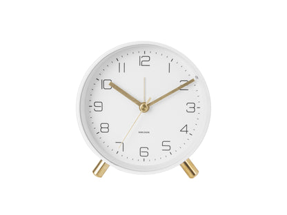 Lofty Alarm Clock - White