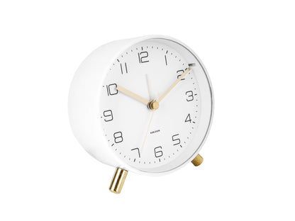Lofty Alarm Clock - White