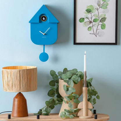 Modern Cuckoo Clock - Bright Blue [PRE-ORDER END OCT]