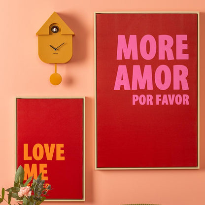 Modern Cuckoo Clock - Bright Yellow [PRE-ORDER END OCT]