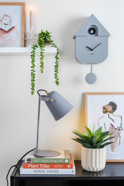 Modern Cuckoo Clock - Mouse Grey
