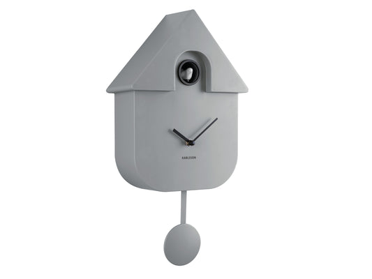 Modern Cuckoo Clock - Mouse Grey
