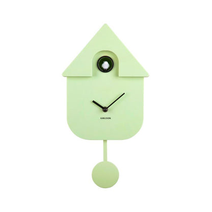 Modern Cuckoo Clock - Soft Green