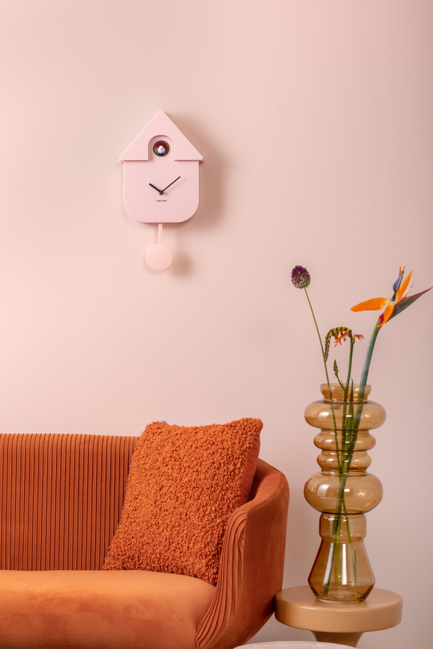 Modern Cuckoo Clock - Soft Pink [PRE-ORDER END OCT]