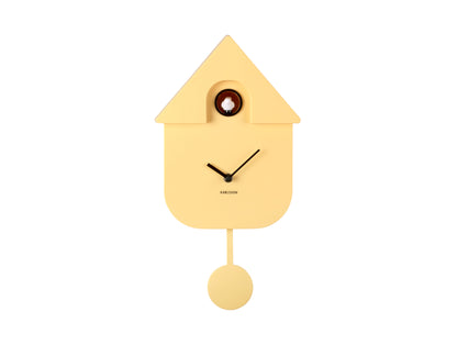 Modern Cuckoo Clock - Soft Yellow