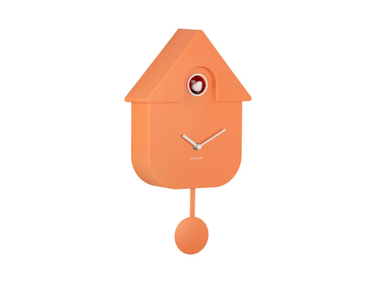 Modern Cuckoo Clock - Bright Orange [PRE-ORDER END OCT]