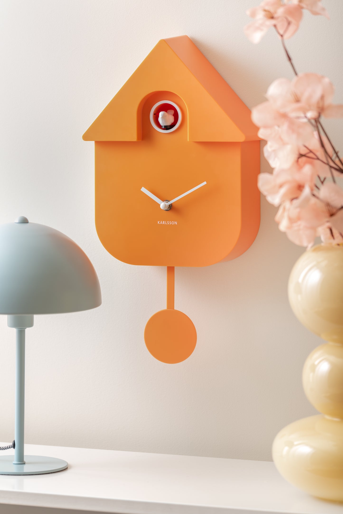 Modern Cuckoo Clock - Bright Orange [PRE-ORDER END OCT]