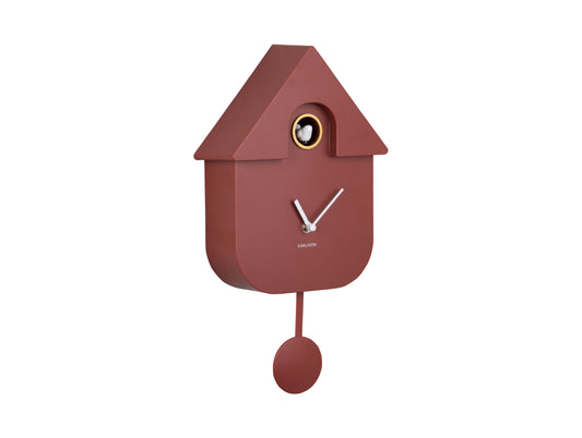 Modern Cuckoo Clock - Red Ochre [PRE-ORDER END OCT]