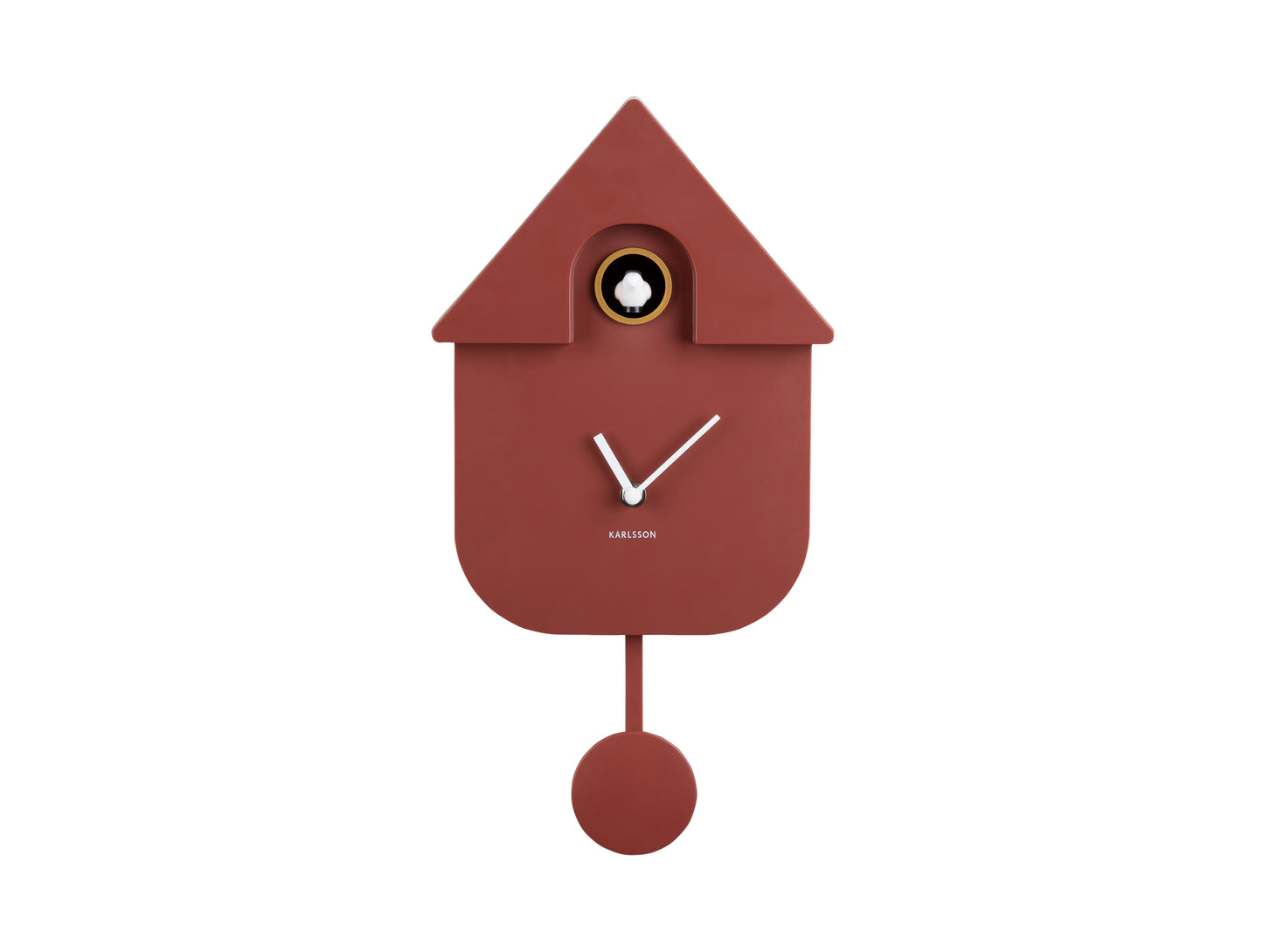 Modern Cuckoo Clock - Red Ochre [PRE-ORDER END OCT]